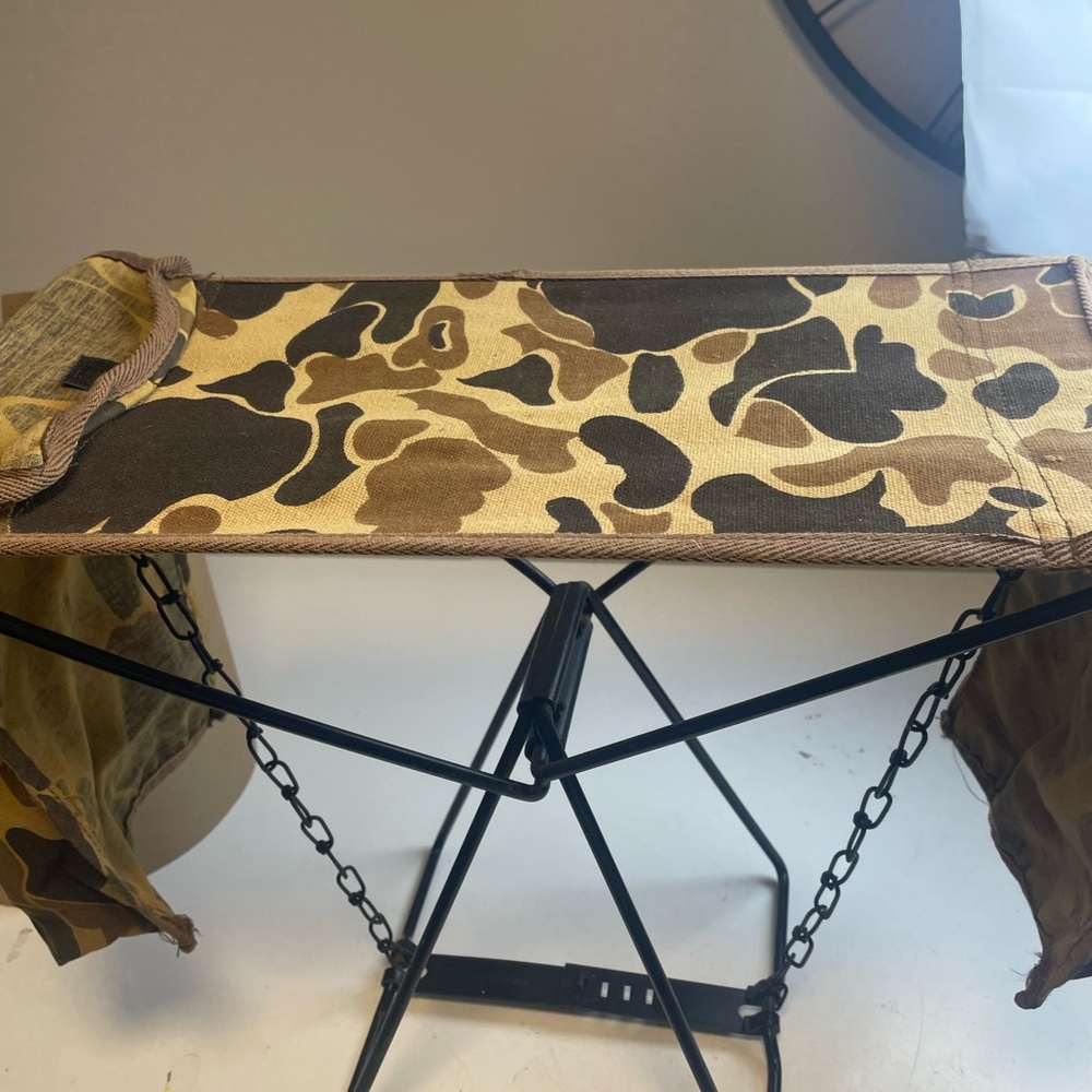 Camouflage Folding Stool